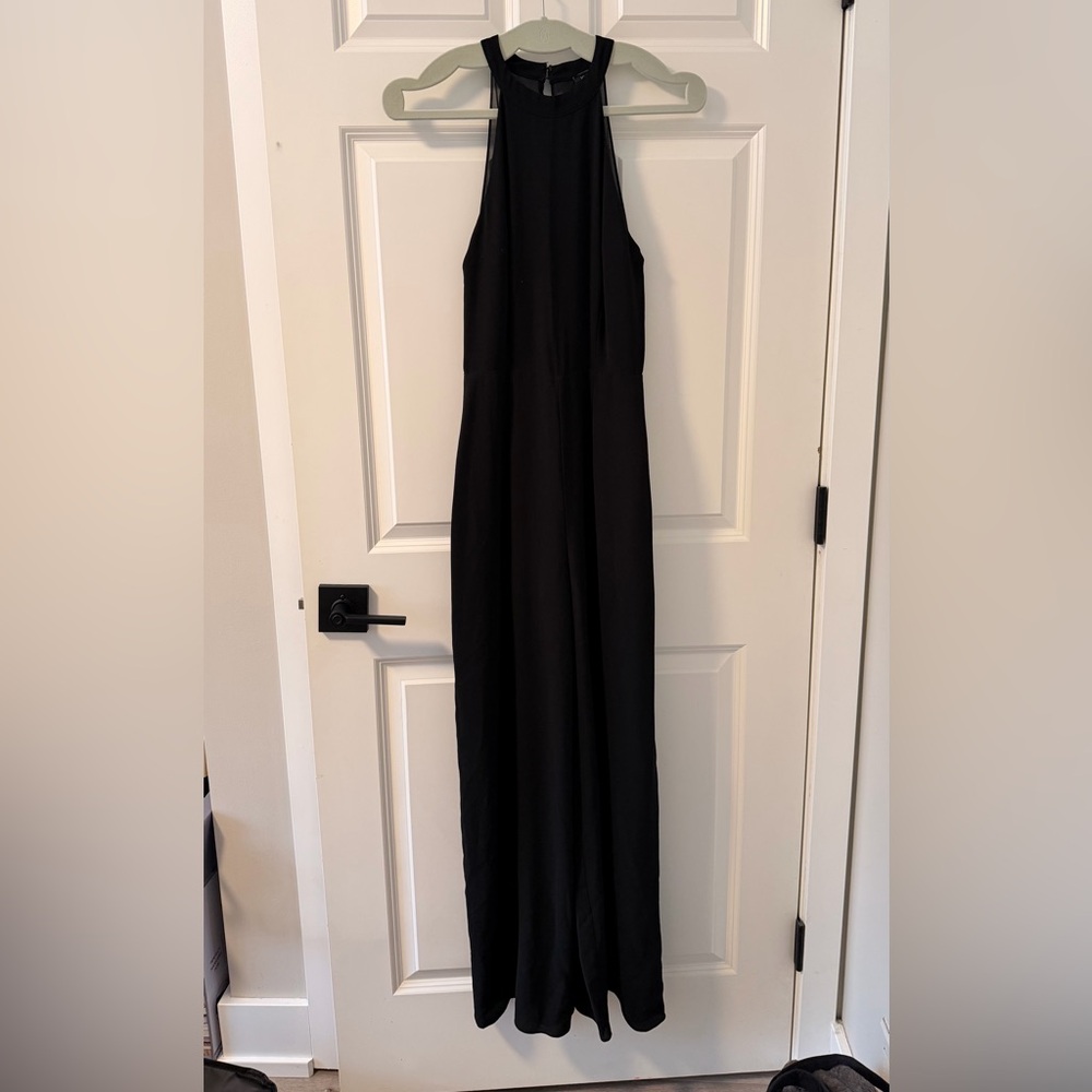 Elegant Black Halter Jumpsuit